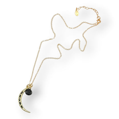 Celestial Moon Crescent Necklace
