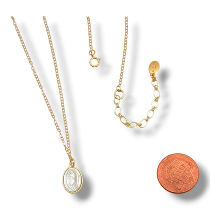 Mini Madonna Gold Necklace