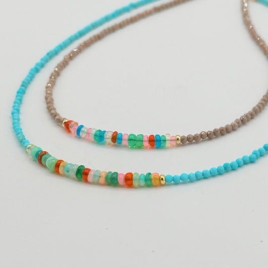 Minimalist Mix Stone Chokers