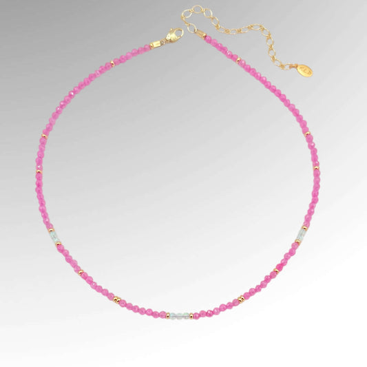 Pink Orchid Choker