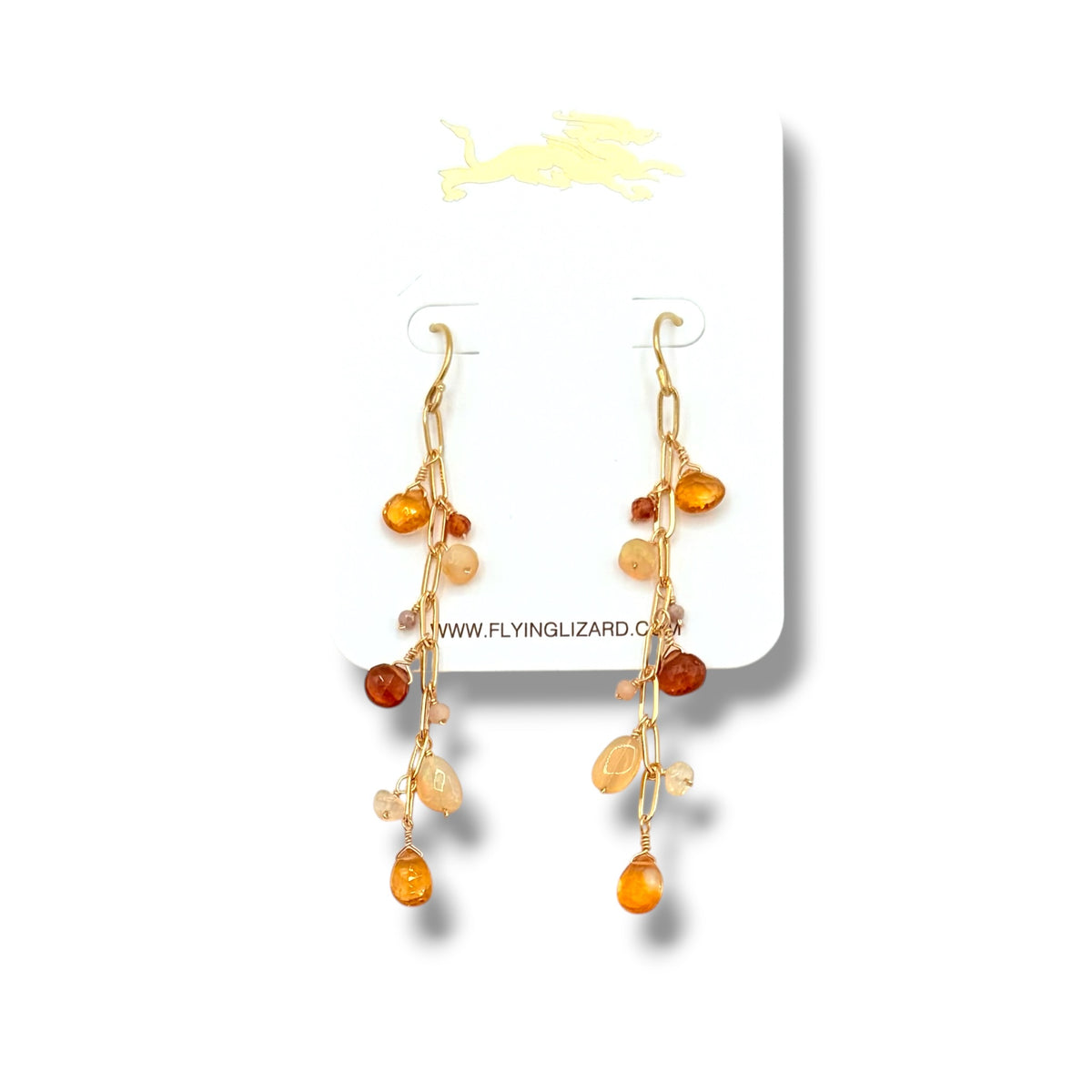 Precious Gem Dangle Earrings
