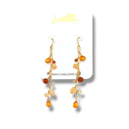 Precious Gem Dangle Earrings