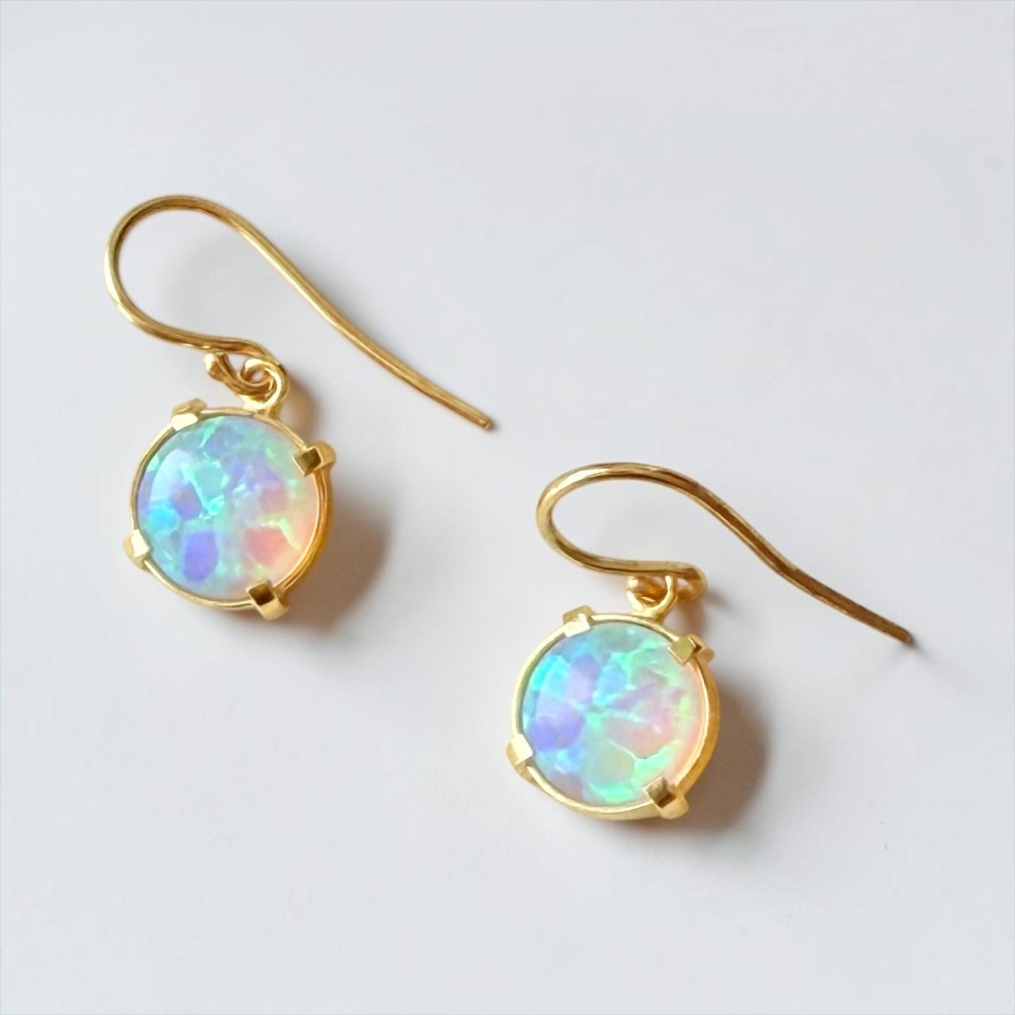 Jelly Opal Prong Set Earring