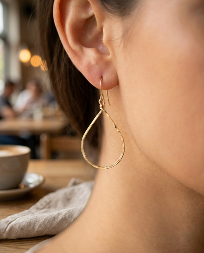 Minimalist Gold Hoops