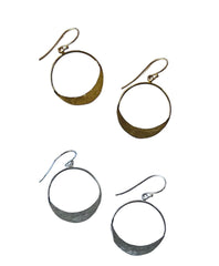 Mini Moon Slice Hoops