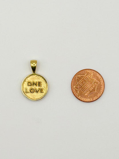 One Love Pendant and Chain