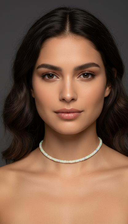 Vibrant Opal Adjustable Choker