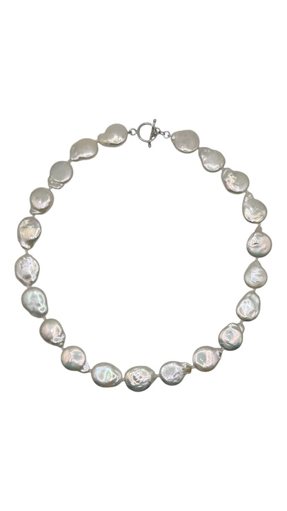 Keshi Pearl Knotted Necklace