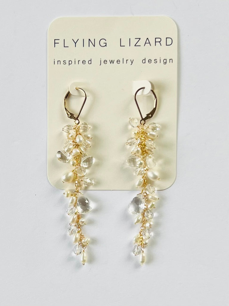 Crystal Topaz Earrings