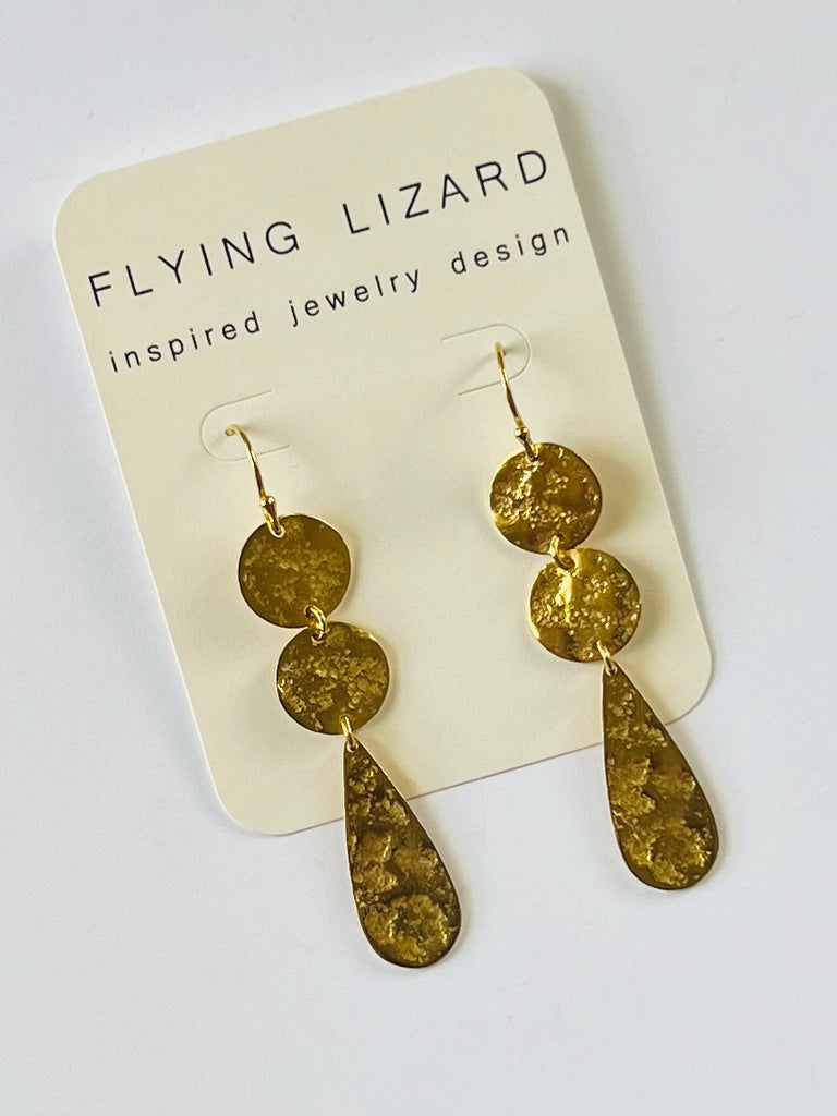 22K Yellow Antique Gold Drop Earrings W/ CZ, Rubies, Pearls & Laser Cu –  Virani Jewelers