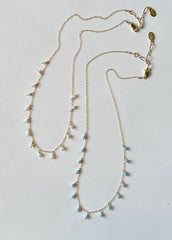 Dainty Opal Collar Necklace