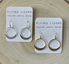 Mini Moon Slice Hoops