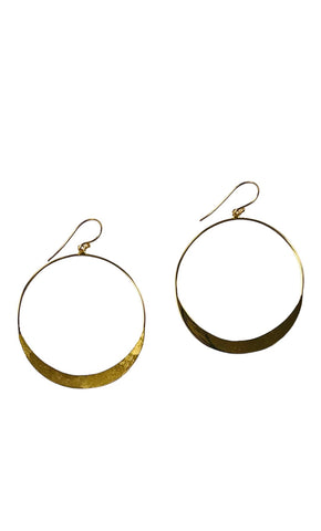 Moon Sliver Hoops