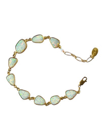 Organic Shape  Opal Bracelet