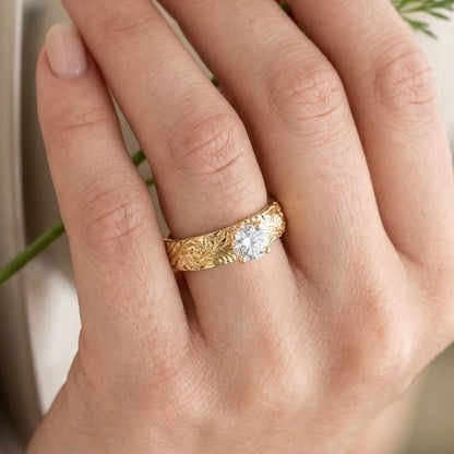 Seascape Gold Ring