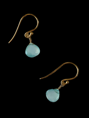 Aqua Chalcedony Earrings
