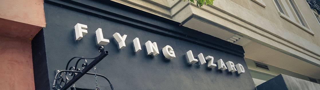 Flying LIzard Jewelry Design Store Sign
